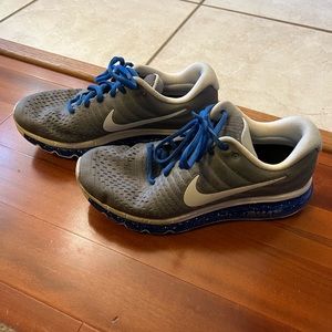 Women’s Custom Blue Gray Nike Airmax